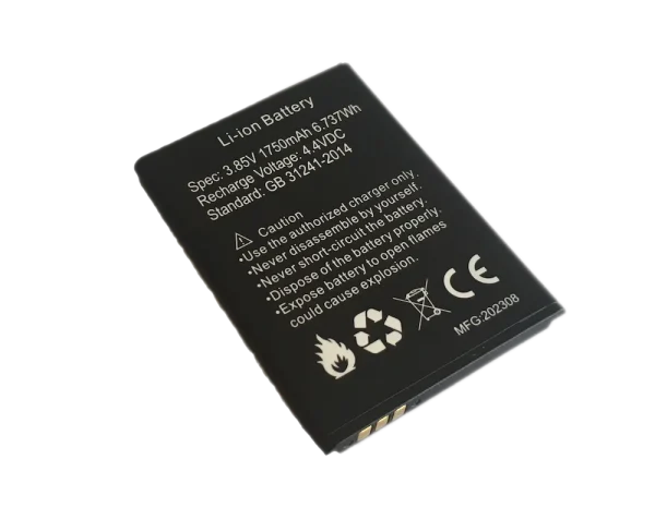 A spare/replacement battery for F1 and F1 Horizon flip phones (or kosher phones).
