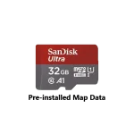 32 GB SD Card with Preinstalled Map Data