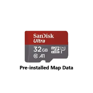 32 GB SD Card with Preinstalled Map Data