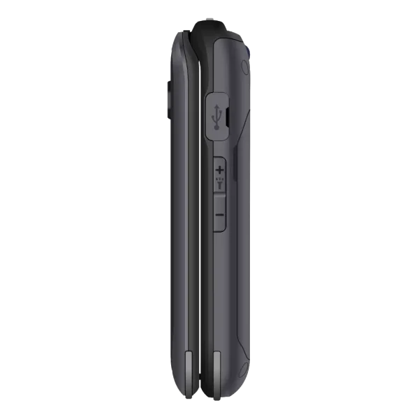 The right side view of the Sunbeam Wireless F1 Pro rugged dumbphone.