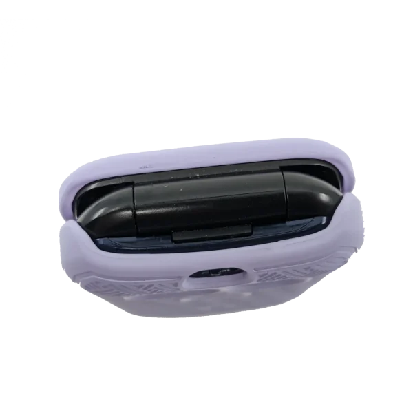 The top view of the protective hard shell cover with holster for F1 Horizon flip phones.