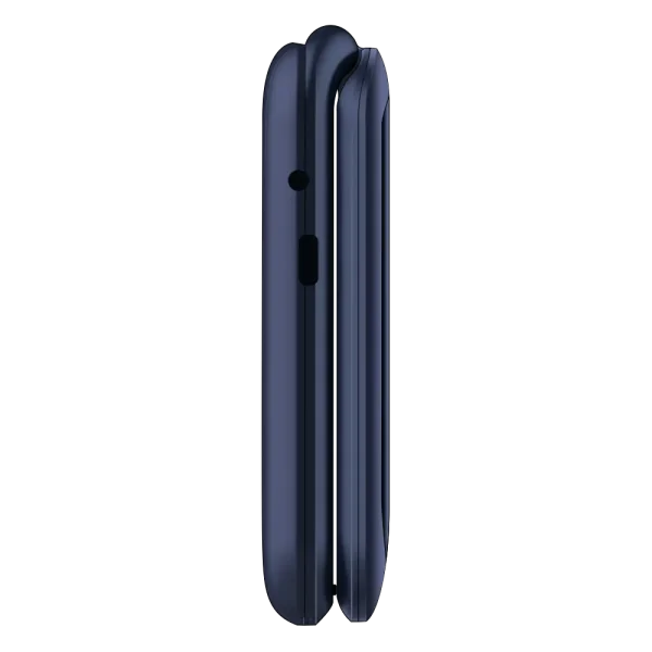 The left side view of the Sunbeam Wireless F1 Horizon flip phone.