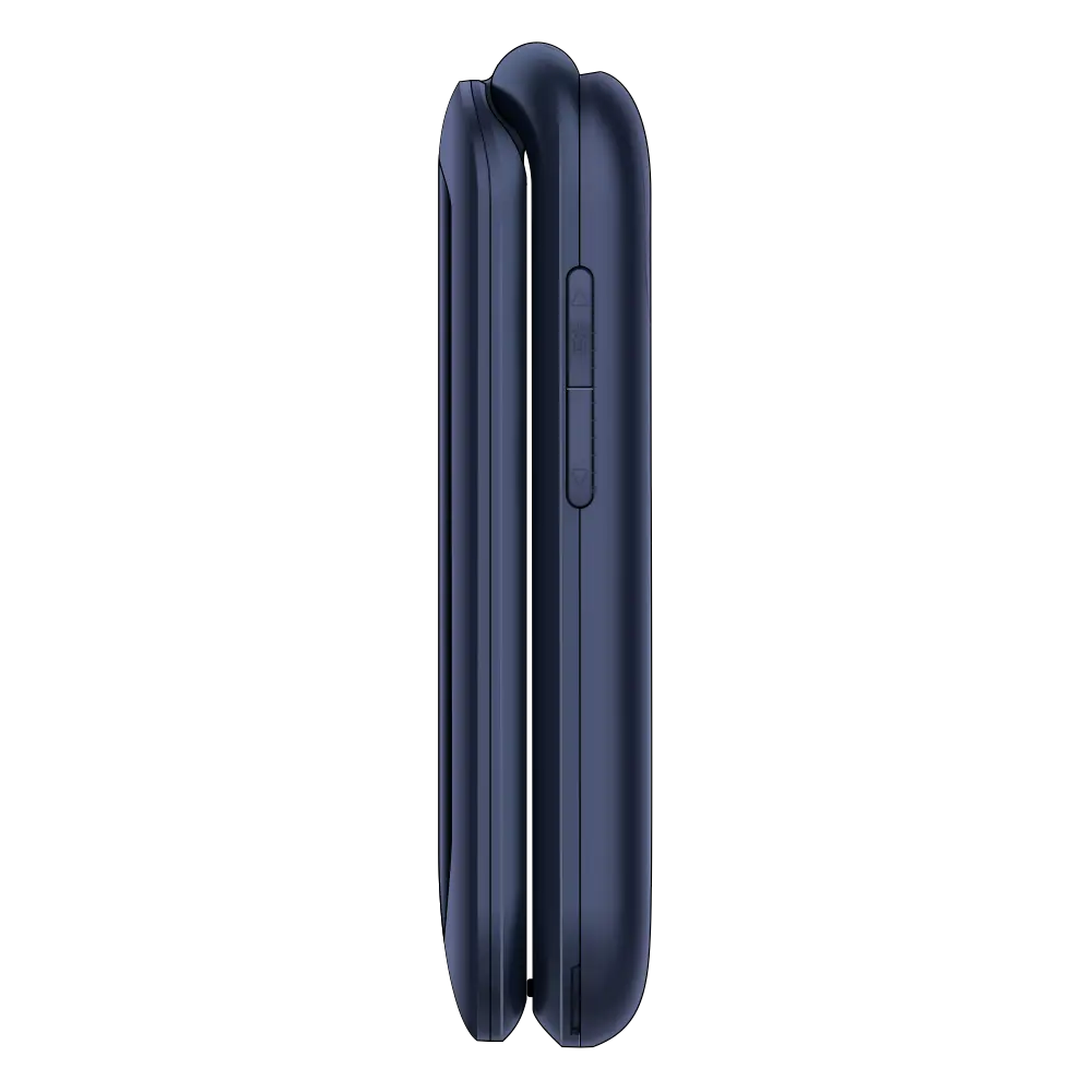The right side view of the F1 Horizon feature flip phone.