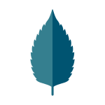 An elm leaf icon for the Elm model of the F1 Pro rugged flip phone with talk and basic text only.